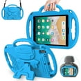 AVAWO iPad 6th Generation Kids Case with Shoulder Strap, Shockproof