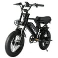 thumbnail image 1 of AVDLEU Electric Bike,16" Fat Tire Ebike,500W Motor,48V 12Ah Removable Battery,4x Suspension,38 Miles Pure Electric,55 Miles Pedal, 1 of 9