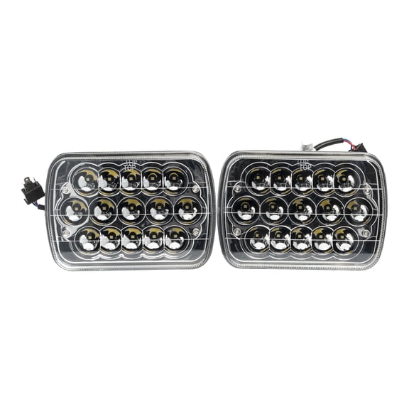 AVEC Luxx Series Clear/Chrome Sealed Beam LED Headlight Conversion Kit 156002