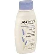 AVEENO Active Naturals Body Wash, Stress Relief 12 oz Pack of 3