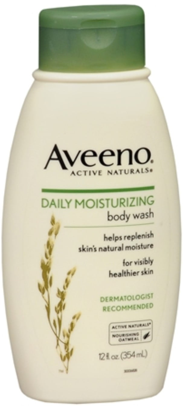 AVEENO Active Naturals Daily Moisturizing Body Wash 12 oz (Pack of 3