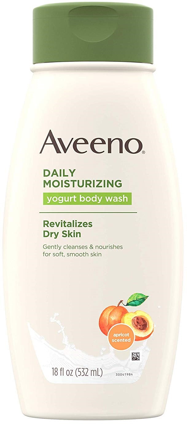 AVEENO Active Naturals Daily Moisturizing Yogurt Body Wash, Apricot