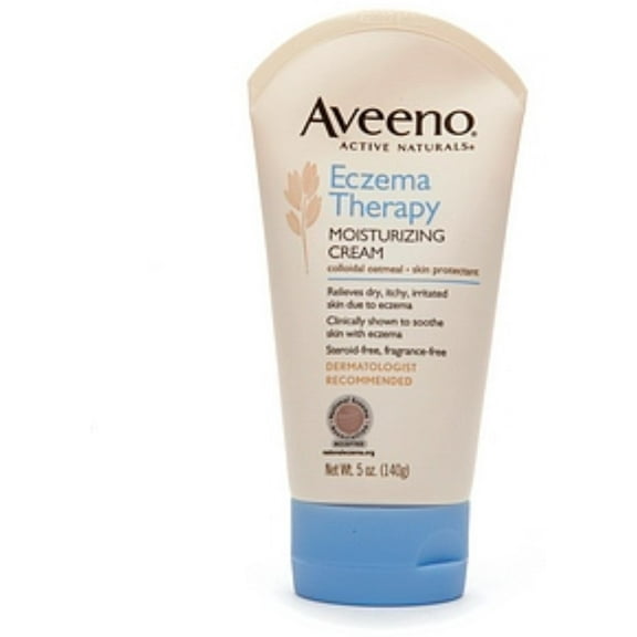 AVEENO Active Naturals Eczema Therapy Moisturizing Cream 5 oz (Pack of 4)