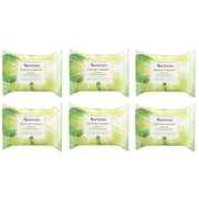 AVEENO Active Naturals Positively Radiant Makeup Removing Wipes, 25 ea (Pack of 6)