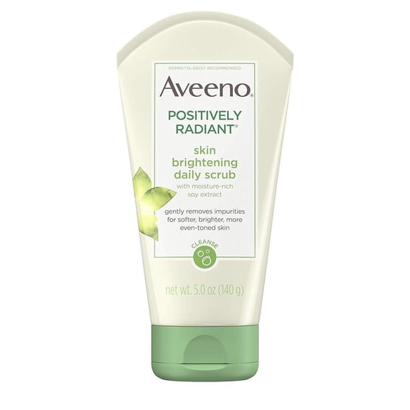 AVEENO Active Naturals Skin Brightening Daily Scrub 5 oz (4 Pack)