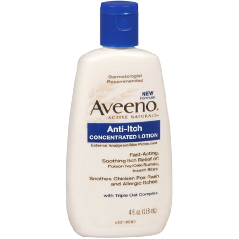 AVEENO Anti-Itch Lotion 4 oz (Pack of 3) - Walmart.com