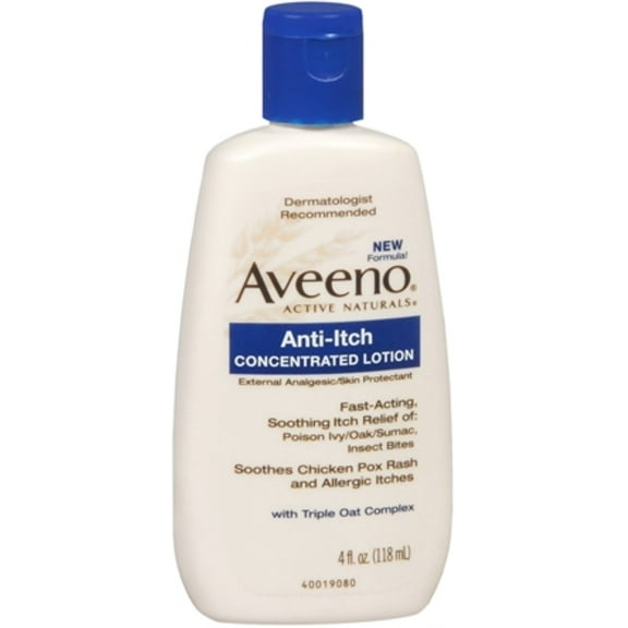 AVEENO Anti-Itch Lotion 4 oz (Pack of 4)