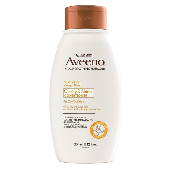 AVEENO Apple Cider Vinegar Blend Conditioner, 12 oz (Pack of 2)