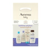 Aveeno Baby Bathtime Gift Set with Oat, 4 Items, For Mom and Baby