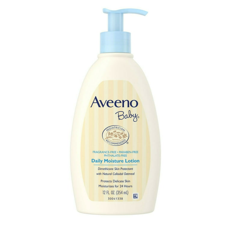 Aveeno Baby Daily Moisture Lotion, For Delicate Skin, Fragrance Free, 2  pk./18 fl. oz