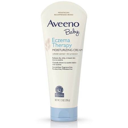 AVEENO Baby Eczema Therapy Moisturizing Cream For Dry Skin 7.3 oz (Pack of 3)