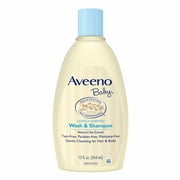 AVEENO Baby Wash & Shampoo, Lightly Scented 12 oz
