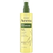 AVEENO Daily Moisturizing Dry Body Oil Mist with Oat and Jojoba Oil for Dry, Rough Sensitive Skin,6.7 fl. oz (Pack of 2)