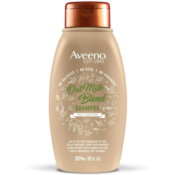 AVEENO Oat Milk Blend Shampoo 12 oz (Pack of 2)
