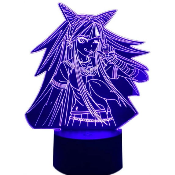 AVEKI Remote touch 7/16 color Led Night Light Ibuki Mioda Lamp for Bedroom Decor Kids Gift Anime Manga Acrylic Creativity 3d Lamp Ibuki Mioda