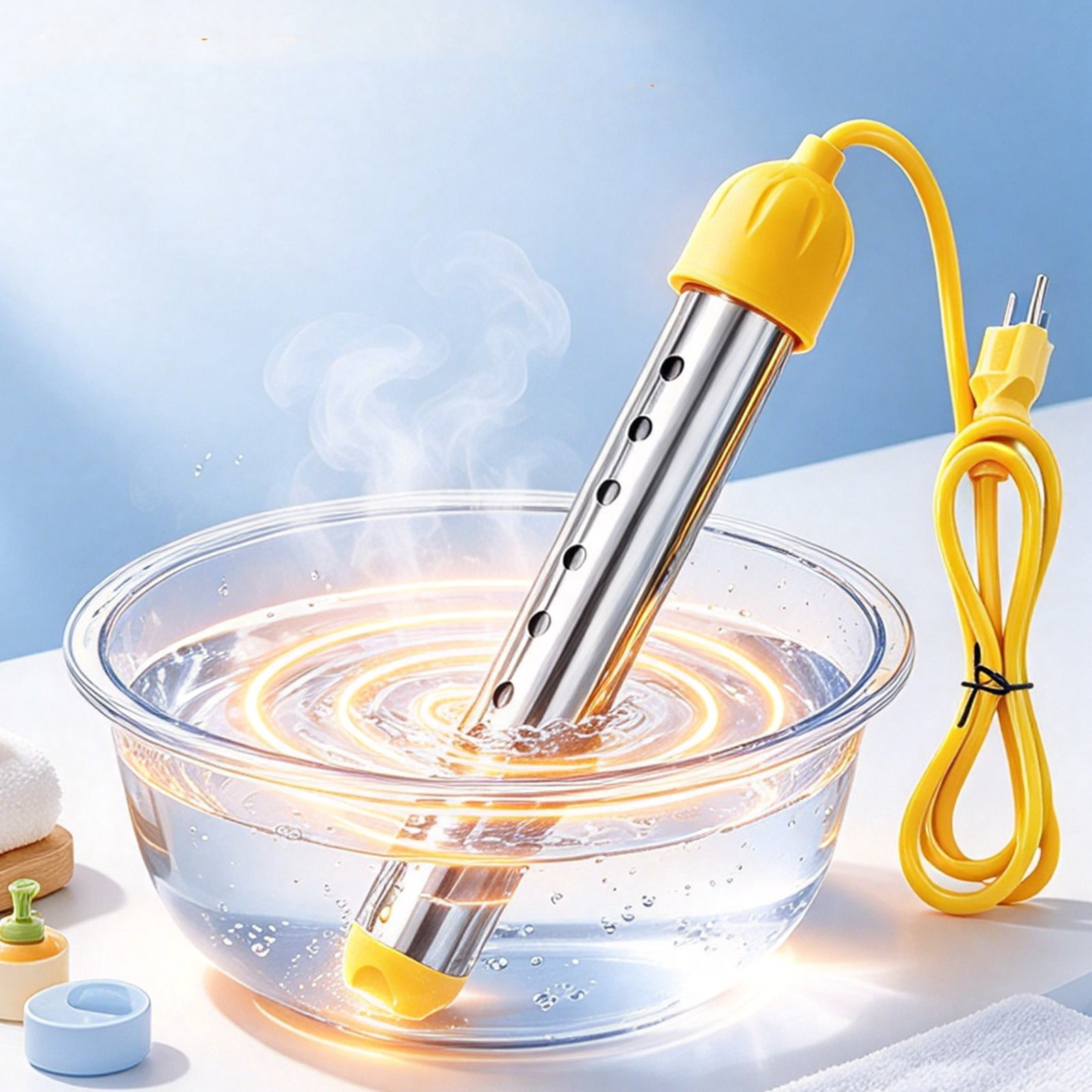 Waster Shut Off Sign AVELORIA 2000W Immersion Water Heater Stick Auto Shut Off Heating Rod ...