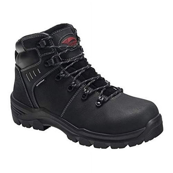 AVENGER Adult Male Foundation Leather Work Boots, Color: Black, Size: 12, Width: W