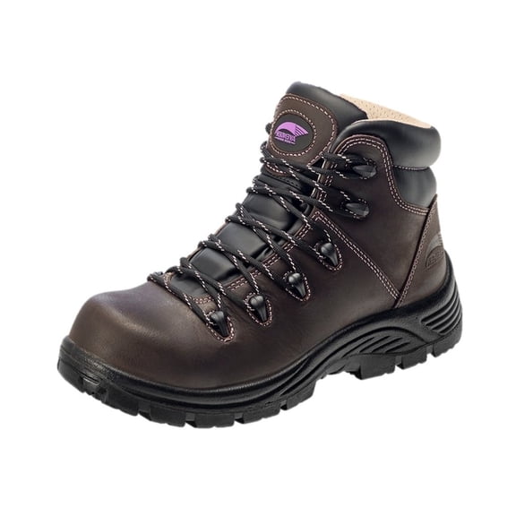 AVENGER Women's Framer 6" Leather Composite Toe Insulated Work Boot, Size: 7.5, Width: W (A7130-W-7.5)