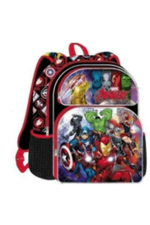 AVENGERS 16 3-D BACKPACK W/PRINTED STRAPS