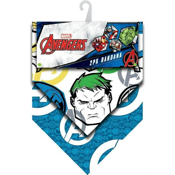 AVENGERS 2PK PET BANDANA