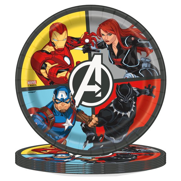 Marvel's Avengers 8 Count 6.75IN Multicolor Dessert Paper Plates