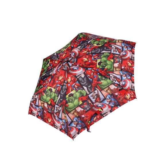 Avengers 6 Panel Telescopic Umbrella with Auto Open Button