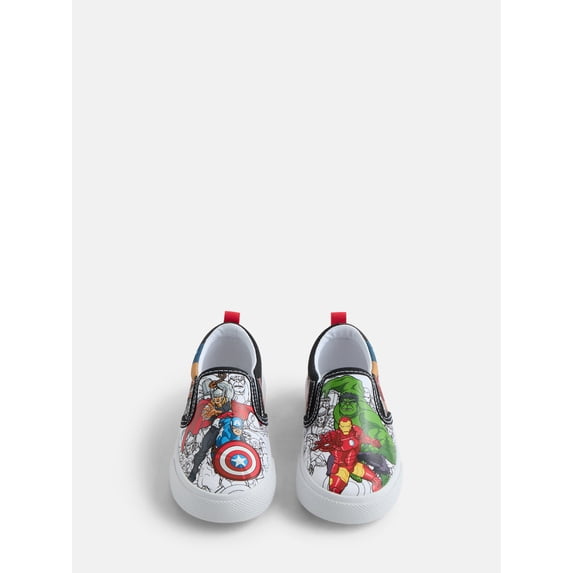 Avengers Little & Big Boys Casual Slip On Sneakers
