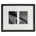 thumbnail image 1 of AVENIR STANDARD Black pine gallery frame with Double-Opening white mat by Prinz - 4x6, 1 of 1