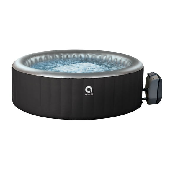 Avenli London 2-3 Person Inflatable Hot Tub Spa + Cover, Rapid Heating up to 104F, 105 Water Jets, 181 gal Capacity