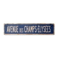 thumbnail image 1 of AVENUE DES CHAMPS-ELYSEES Vintage Plastic Street Sign tour de France french Europe | Indoor/Outdoor |  18" Wide, 1 of 4