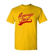 GOODER DEALS AVERAGE JOES - Funny Halloween Dodgeball - Mens Cotton T-Shirt, Gold