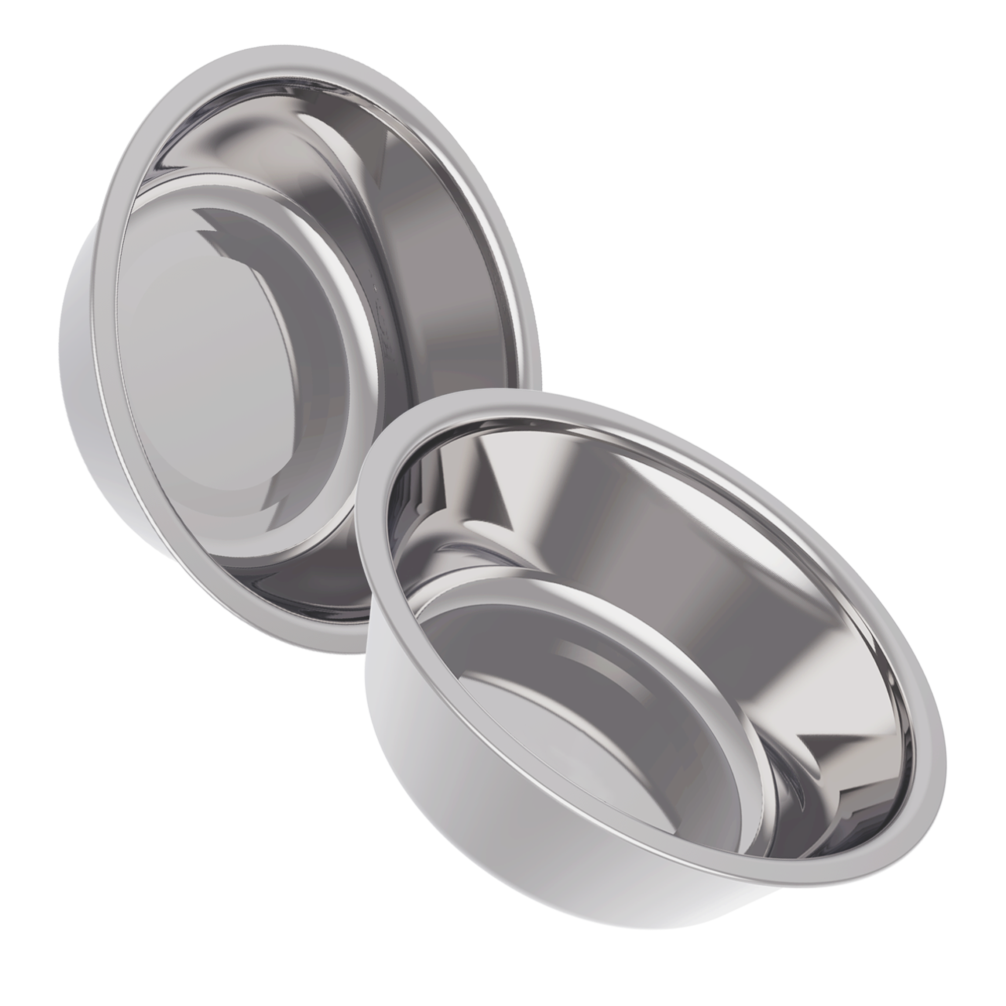 2Pack Stainless Steel NonSkid Pet Bowl For Dog or Cat, 96 Oz, 12 Cup