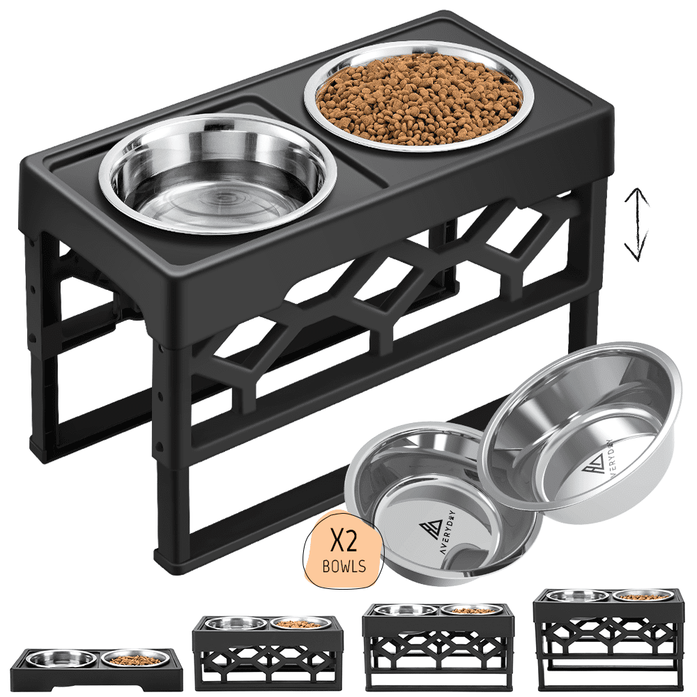 ADENGL Elevated Dog Bowls For X-Large Dogs With Two 3000ml/101oz
