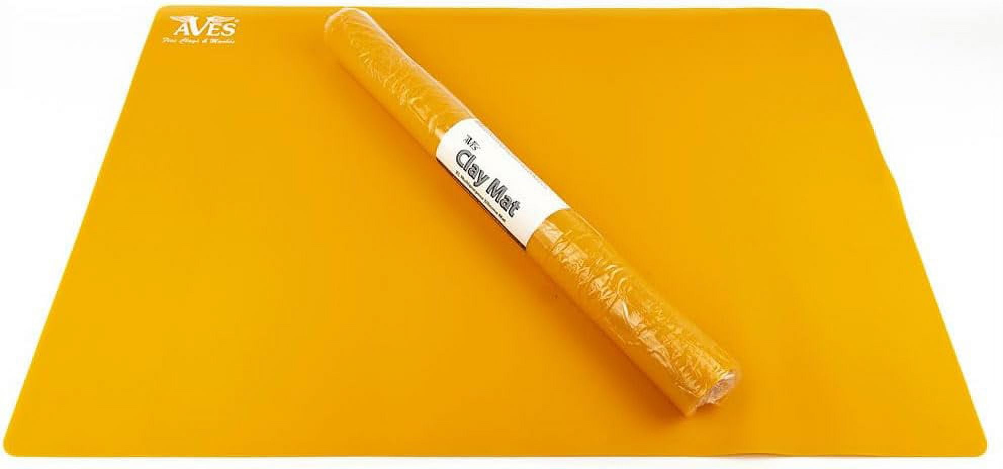 AVES Clay Mat - Non-Stick Craft Mat for Pottery, Polymer Clay, Epoxy and More - Placemat Tablever with Multiple Uses - Enhance Your Crafting Experience with Easy Cleanup and Precision