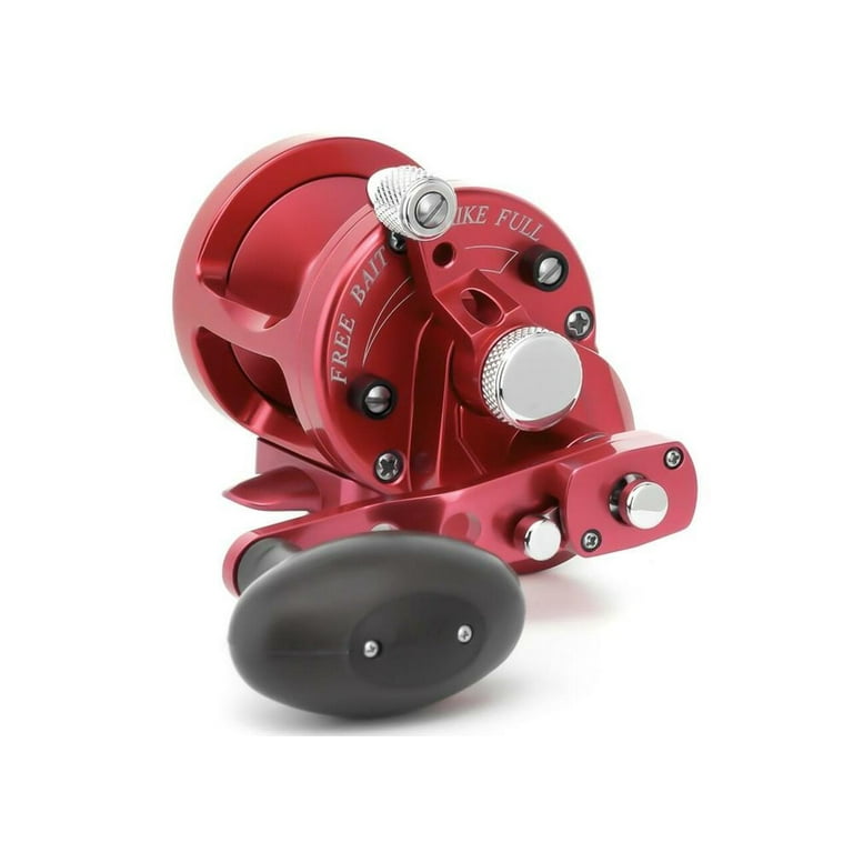 AVET SX6/4-RD Lever Drag Conventional Reel 2 Speed RED