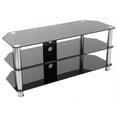 thumbnail image 1 of AVF Classic Corner Glass TV Stand with Cable Management for up to 55", 1 of 6