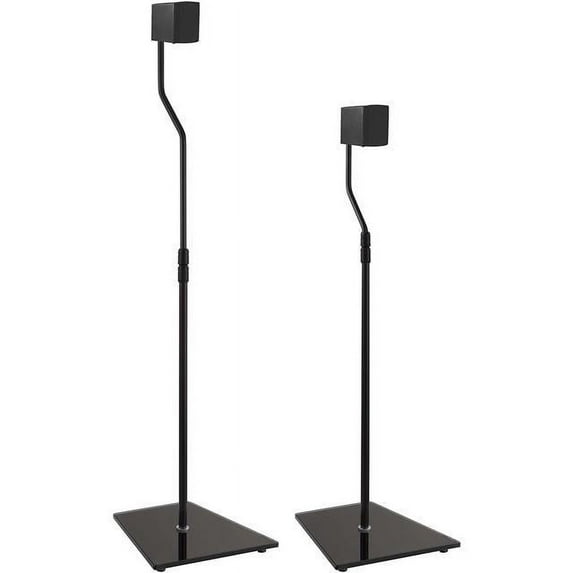 AVF EAK85B-A Surround Sound Speaker Floor Stands, Set of 2, Black