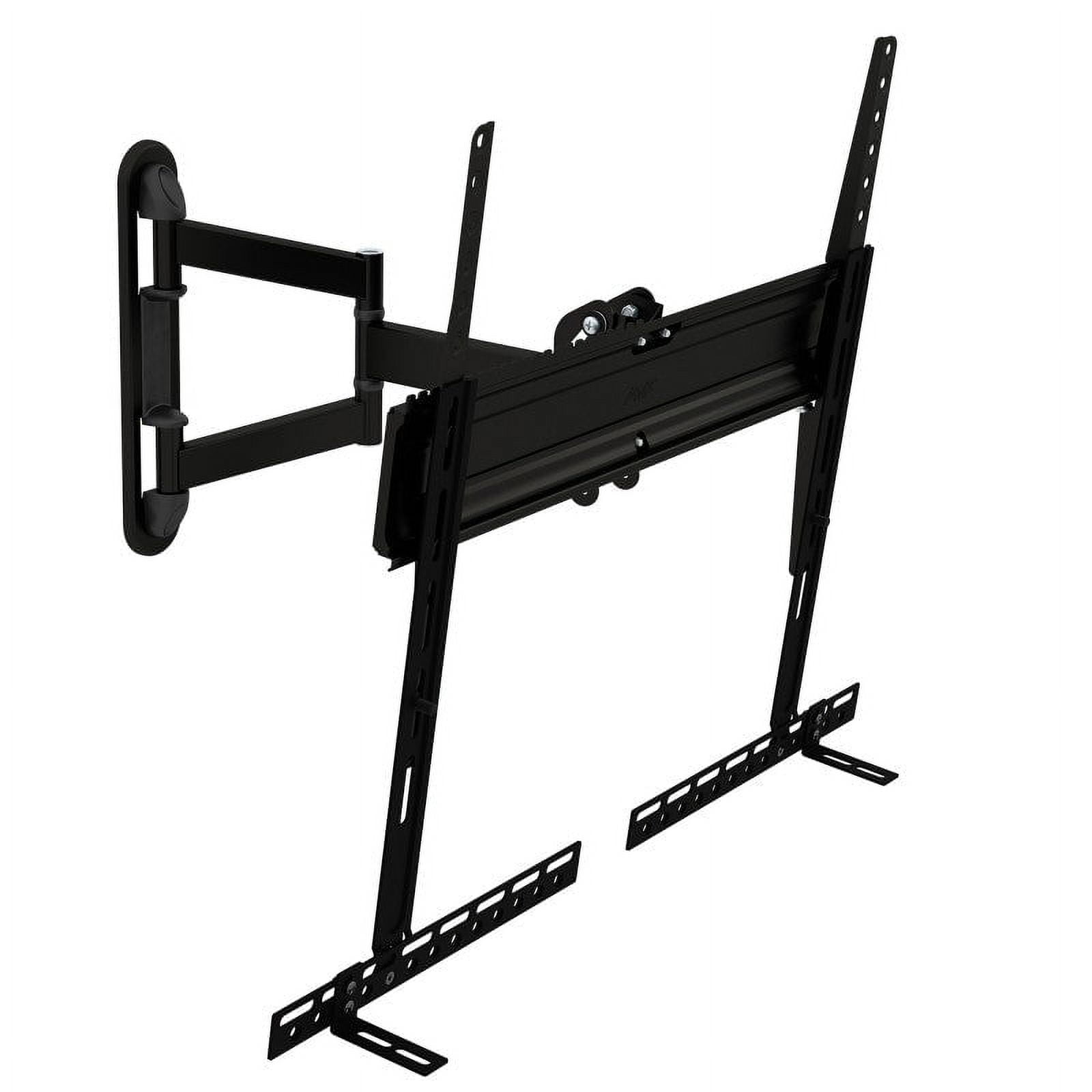 AVF NHL64KIT TV Wall Mount 40-80In Tilt/Swivel with Sound Bar Holder ...