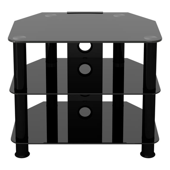 AVF Steel TV Stand with Cable Management for up to 32" TVs in Black