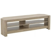 AVF Transitional Wood TV Stand for most TVs 27" to 65" in Rustic Sawn Oak