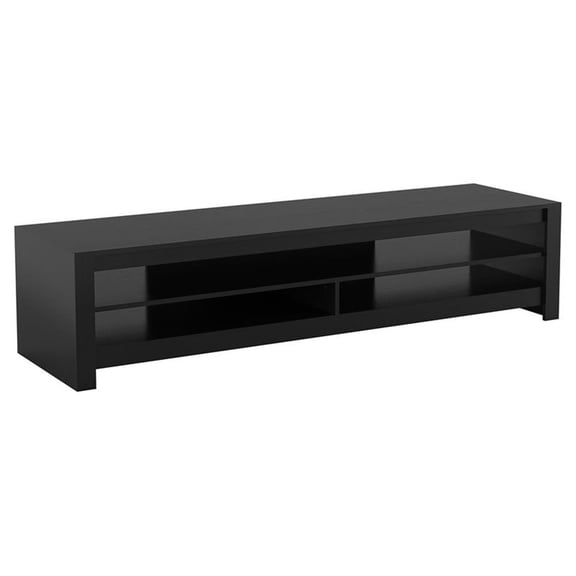 AVF Transitional Wood TV Stand for most TVs 32" to 85" in Black Oak