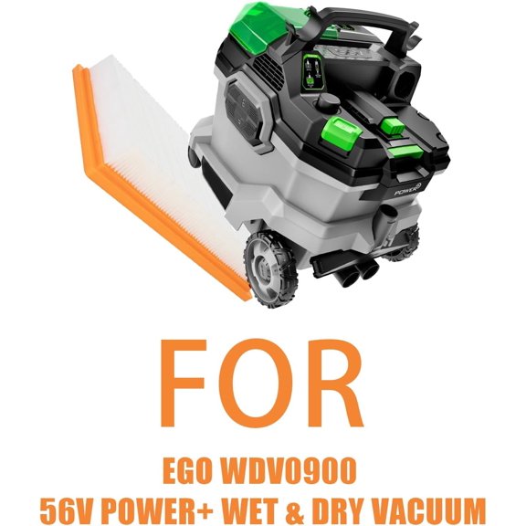 AVF0900 Replacement Filter Compatible with Wet/Dry Vacuum WDV0900, Suitable for Both Wet and Dry Vacuuming Use - Traps 0.5 Microns High Precision Filtration$$Tools & Hardware Other