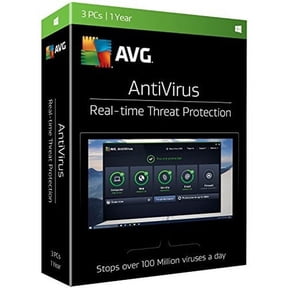 AVG Antivirus 2017 - 3 PCs - 1 Year