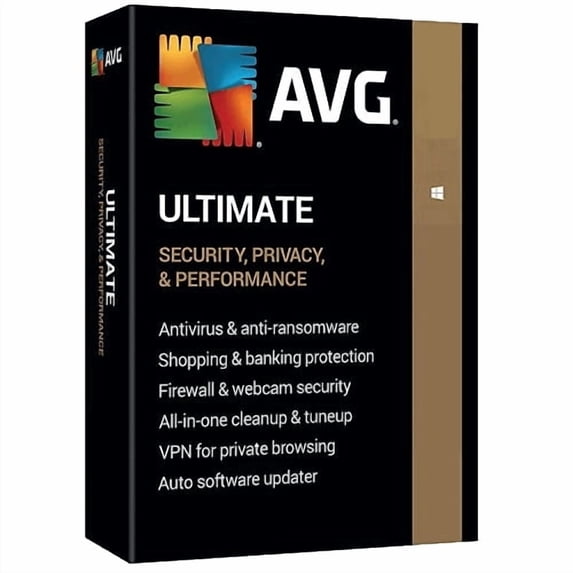 AVG : Ultimate Multi-Device, Comprehensive Cybersecurity Solution (Key Card) 5 Users