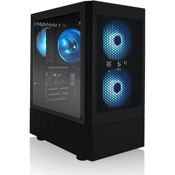 AVGPC Max Gaming PC - AMD RYZEN 5 5600X 6-Core, Nvidia GeForce RTX 5060, 16GB RAM, 1TB M.2 NVMe SSD, AIO CPU Liquid Cooler Windows 11 Black