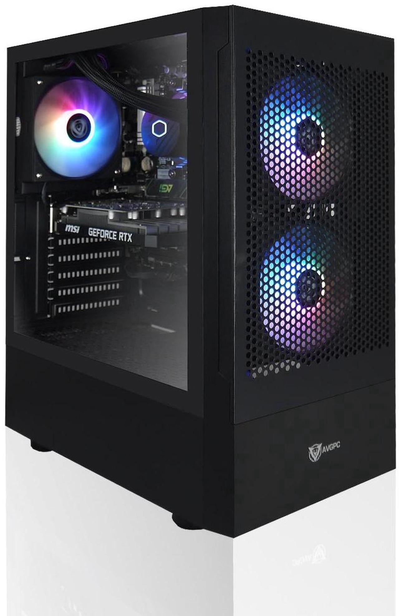 AVGPC Max Gaming PC - AMD RYZEN 5 5600X 6-Core, Radeon RX 9060 XT