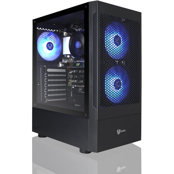 AVGPC Max Gaming PC - AMD Ryzen 5 5600GT, 16GB DDR4 RAM, 1TB M.2 NVMe SSD, Windows 11, WiFi (AMD Ryzen 5 | Radeon Graphics)