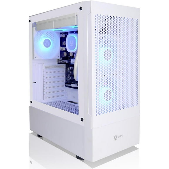 AVGPC Max Gaming PC - AMD Ryzen 5 8500G 6-Core AM5 CPU, AMD Radeon 740M Graphics, 16GB MHz DDR5, 1TB M. 2 NVMe SSD, 240MM AIO Liquid Cooler, ARGB Fans, Wifi/AC, MAX air-flow m-ATX Case, Windows 11