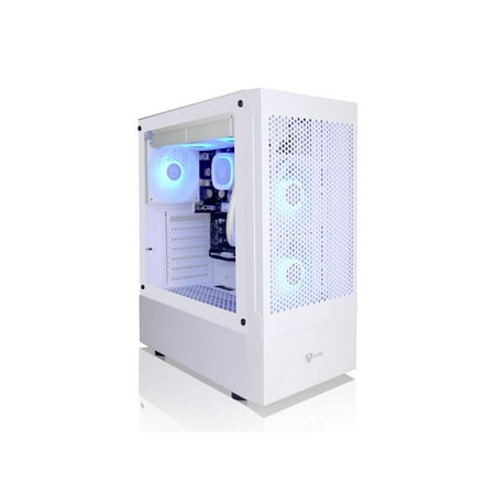 AVGPC Max Gaming PC - AMD Ryzen 7 8700G 8-Core AM5 CPU, AMD Radeon 780M Graphics, 16GB MHz DDR5, 1TB M. 2 NVMe SSD, 240MM AIO Liquid Cooler, ARGB Fans, Wifi/AC, MAX air-flow m-ATX Case, Windows