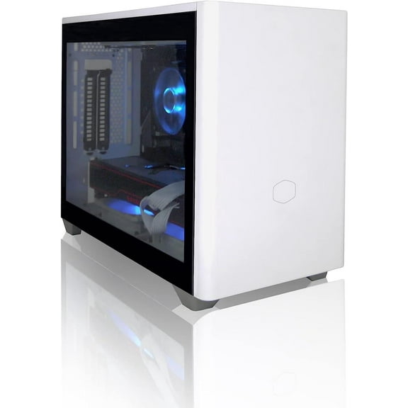 AVGPC Mini Series Gaming PC - Ryzen 7 5700X 3.4 GHz, GeForce RTX 3050, 16GB 3200MHz DDR4, 1TB NVME M.2 SSD, G200P Air Cooler, ARGB Fans, Wifi/AC, NR200P Case, Windows 11